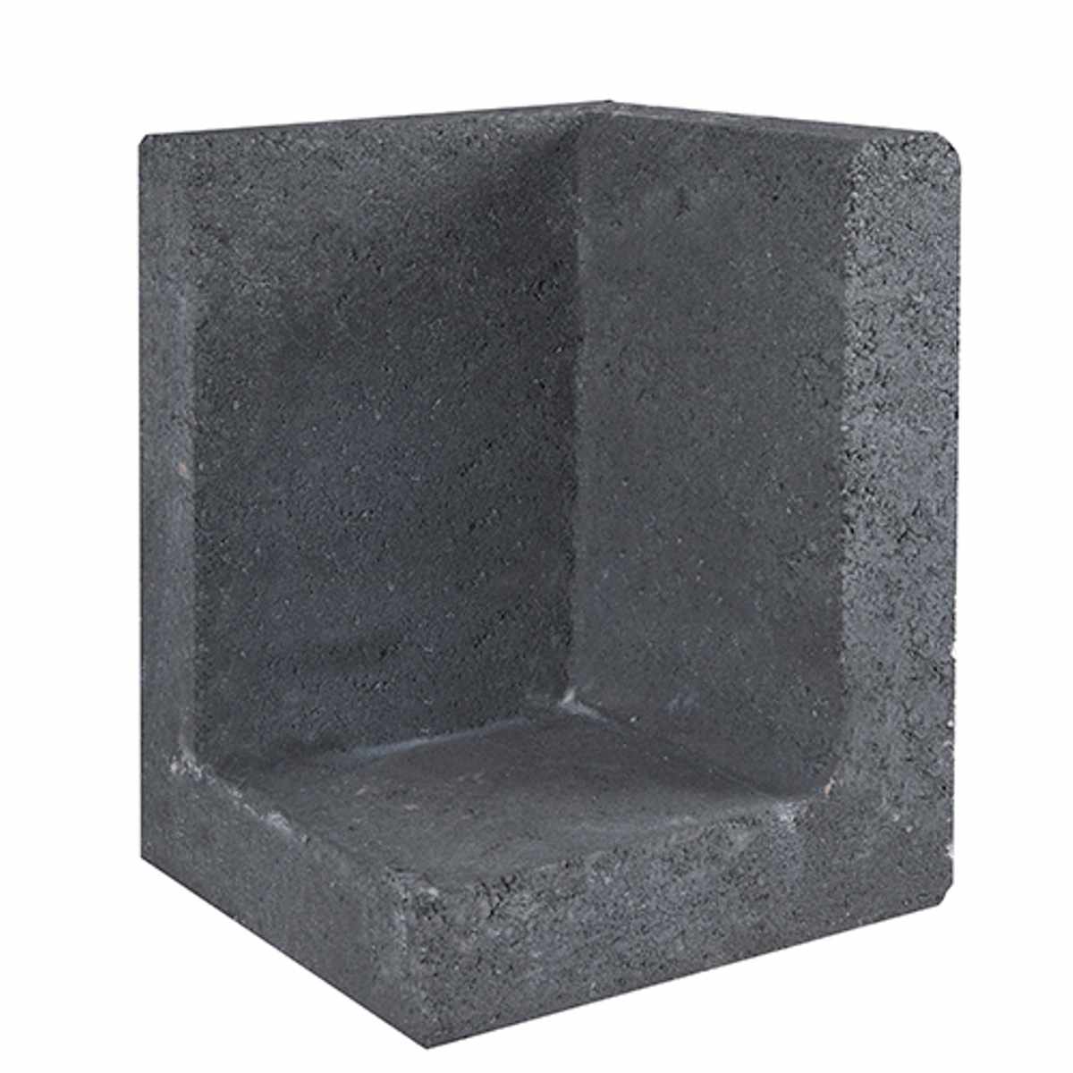 L-element hoek 30x30x40 cm zwart