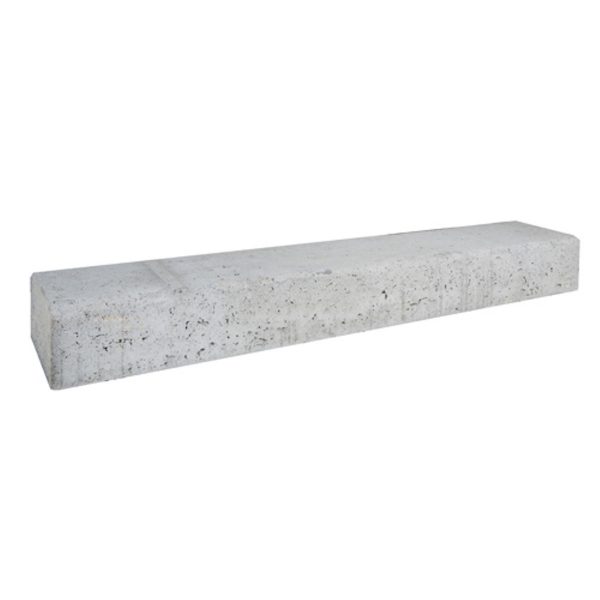 Retro betonbiels grijs 100x20x12 cm